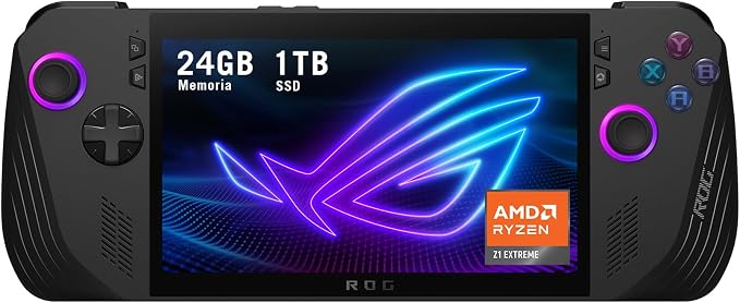 ROG Ally x Gaming Handheld –Windows 11, AMD Ryzen Extreme Processor, 1TB, 1080P 120Hz Display