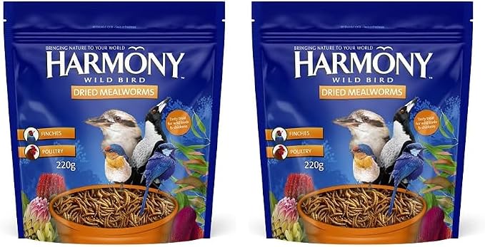 Harmony Mealworms Bird Food 220g