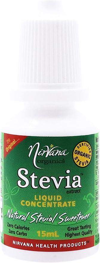 Nirvana Organics Stevia Liquid Concentrate 15ml