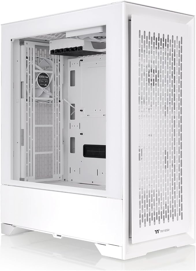 Thermaltake CTE T500 Air Tempered Glass E-ATX Full-Tower Case - Snow, CA-1X8-00F6WN-00 Computer Cases (PC Cases)