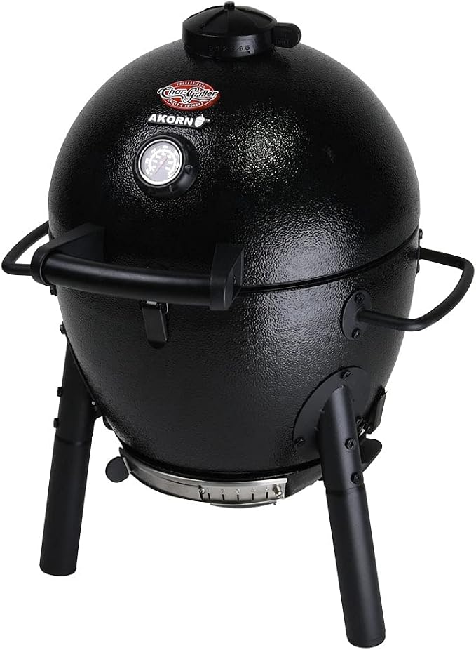 Char-Griller E06614 Akorn Jr, Red Charcoal Kamado Grill