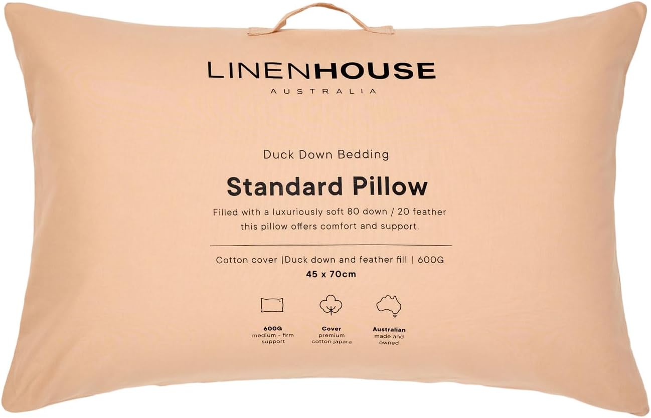 Linen House Everyday Washable Standard Pillow - 600 GSM