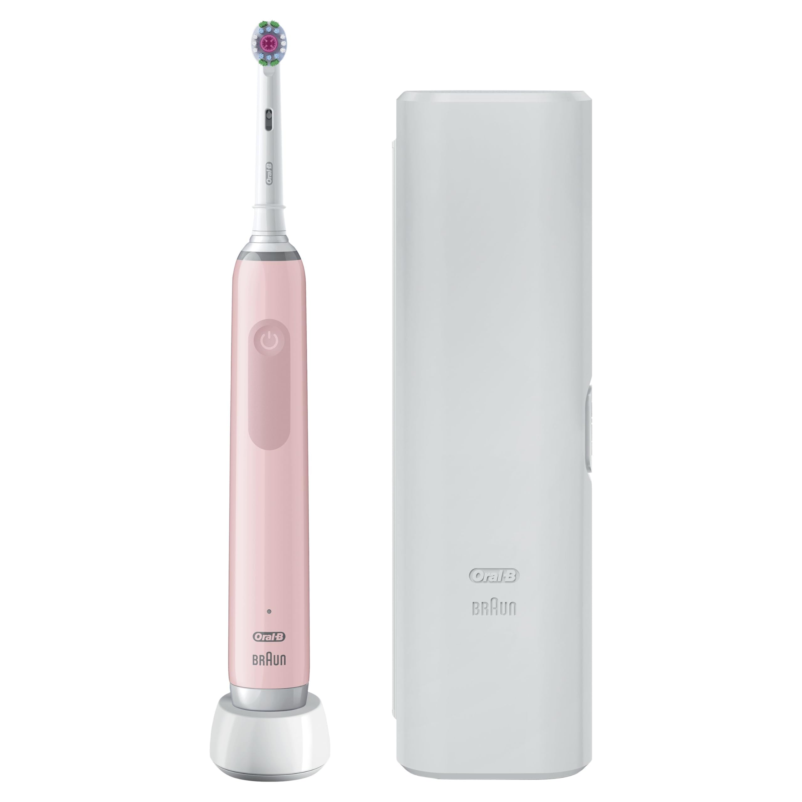 Oral-B Pro 3 3D White Pink Electric Toothbrush & Case
