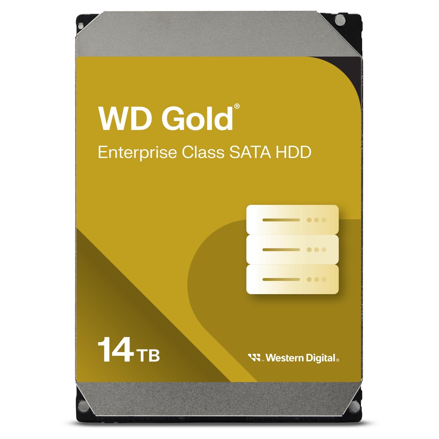 WD WD142KRYZ Gold Hard Drive, 14TB, 512MB Cache, Enterprise Class SATA HDD