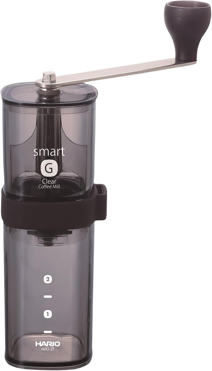 Hario Coffee Grinder Smart G Transparent Black
