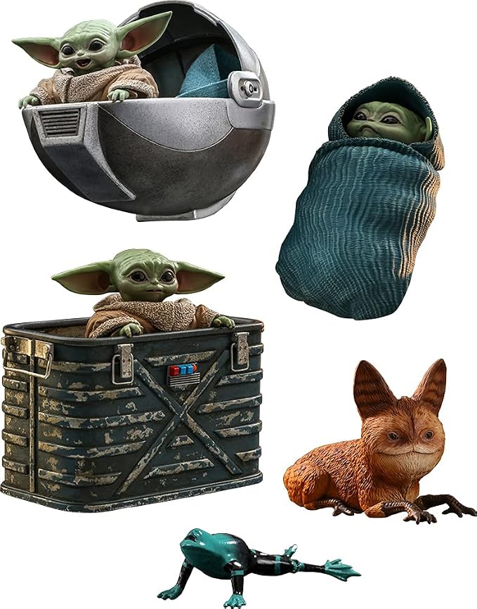 Star Wars: The Mandalorian - Grogu 1:6 Scale Action Figure Set