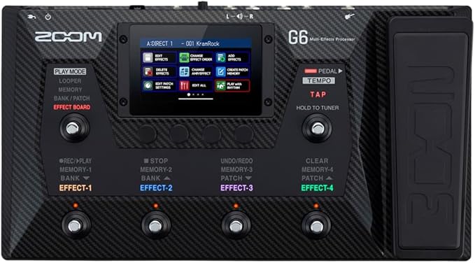 Zoom G6 Multi Effects Guitar Processor