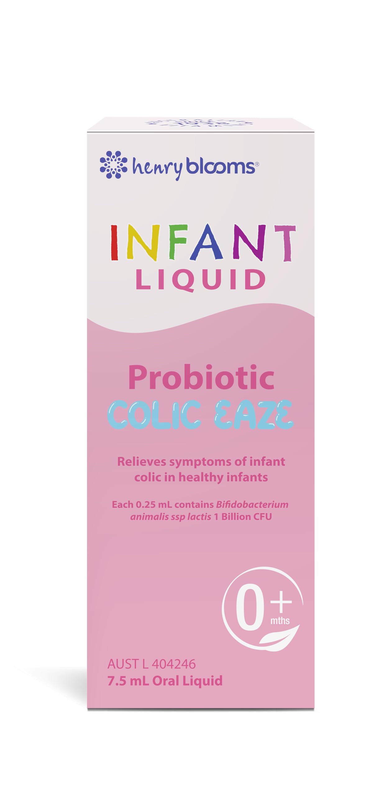 Henry Blooms Infant Liquid Probiotic Colic Eaze 7.5 ml
