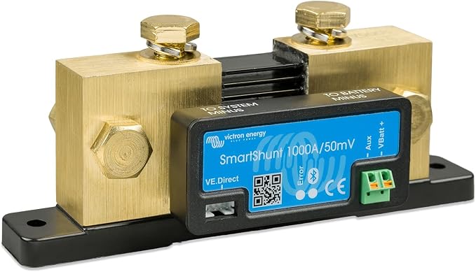 Victron 1000A SmartShunt for Bluetooth Battery Monitoring
