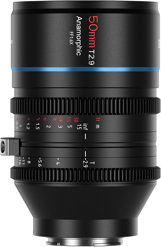 Sirui 50mm T2.9 1.6x Anamorphic Lens For Canon RF Mount