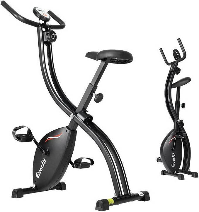 Everfit Exercise Bike X-Bike Folding Magnetic Bicycle Cycling Flywheel Fitness