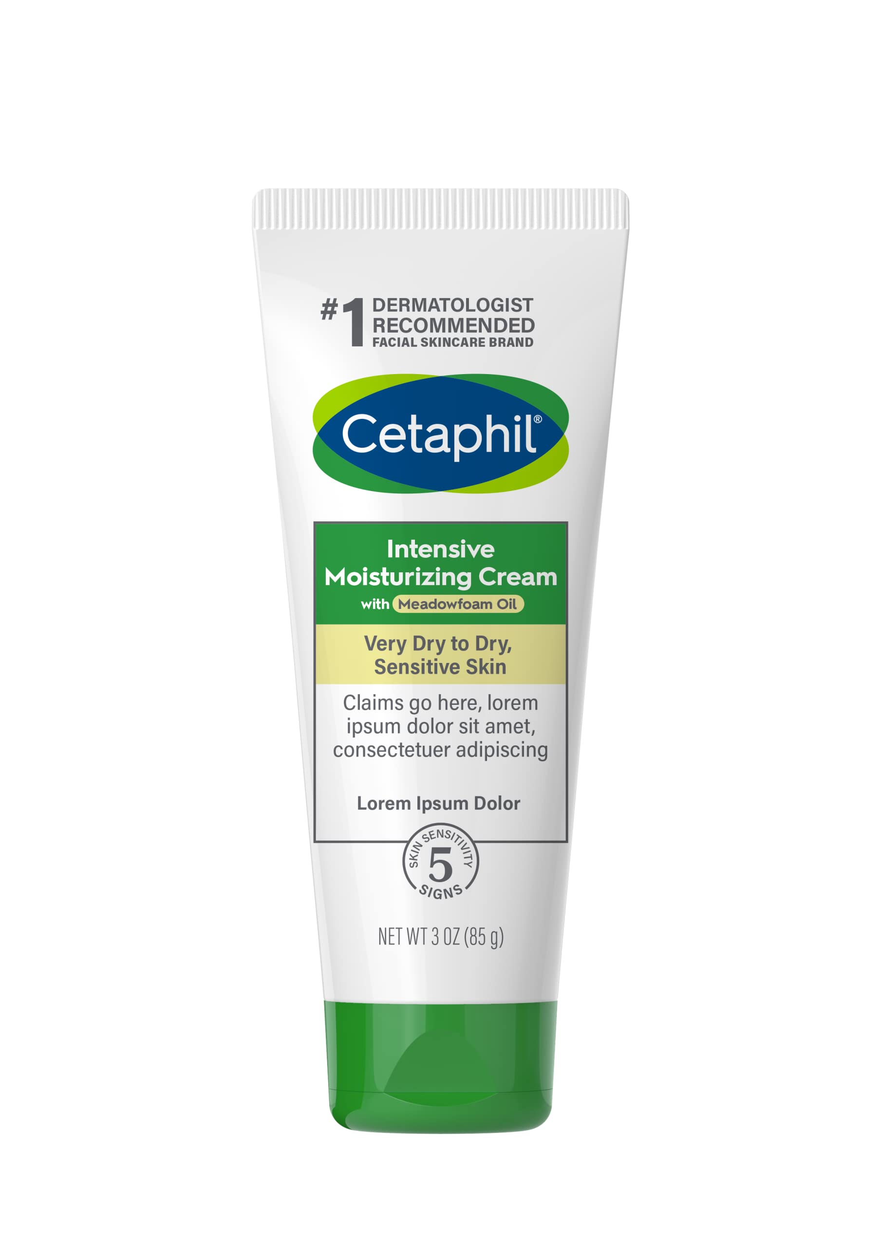 Cetaphil Intensive Moisturizing Cream with Meadowfoam Oil - 3 oz tube