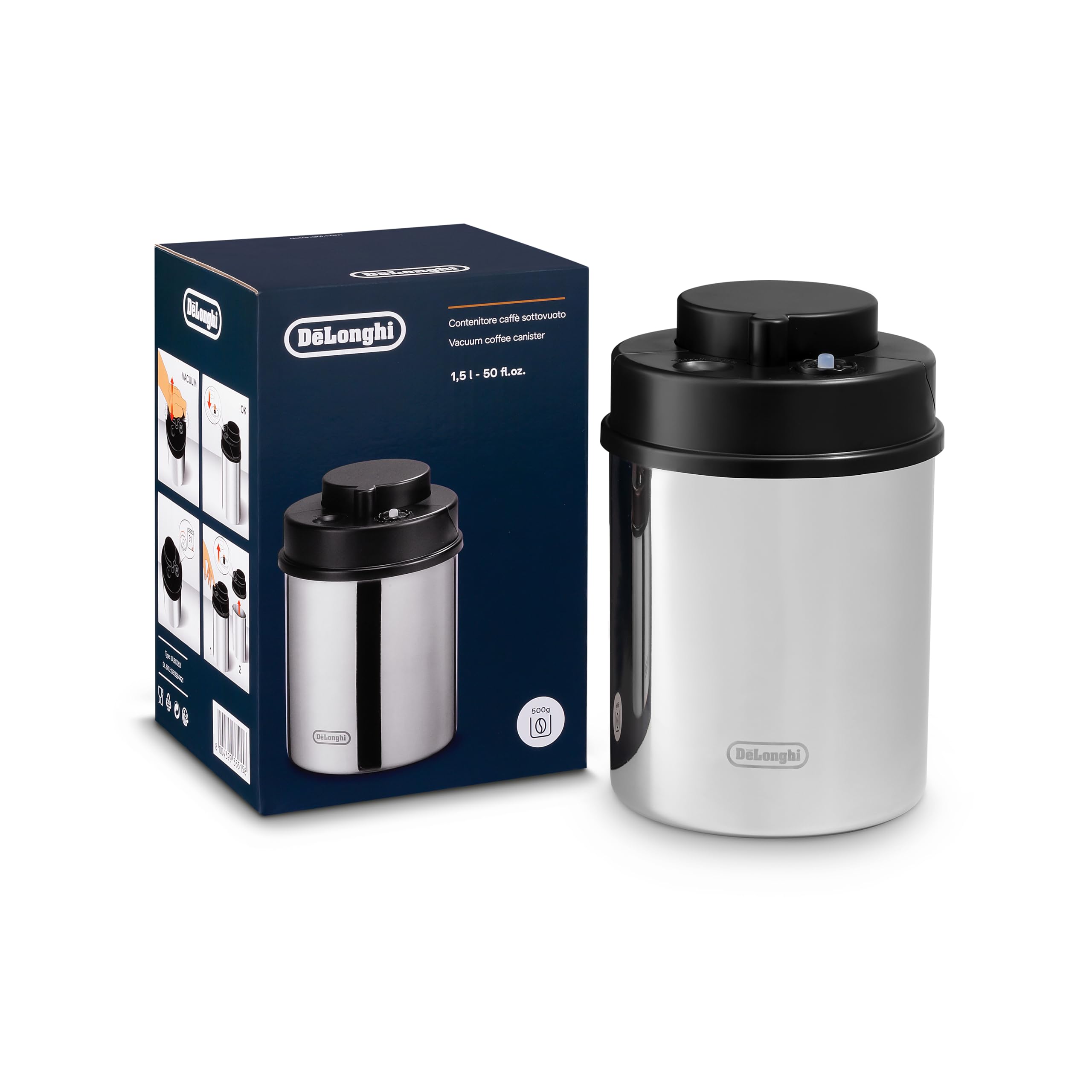 Delonghi Vacuum Coffee Canister