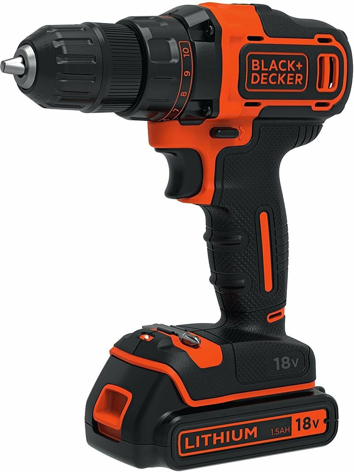 Black & Decker - 18V 2 Speed Drill Driver (2x1.5Ah)