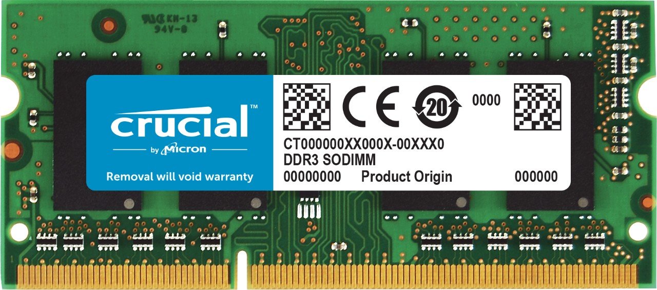 Crucial 16GB (2x8GB) DDR3 1333 PC3-10600 SODIMM 204pin for Mac