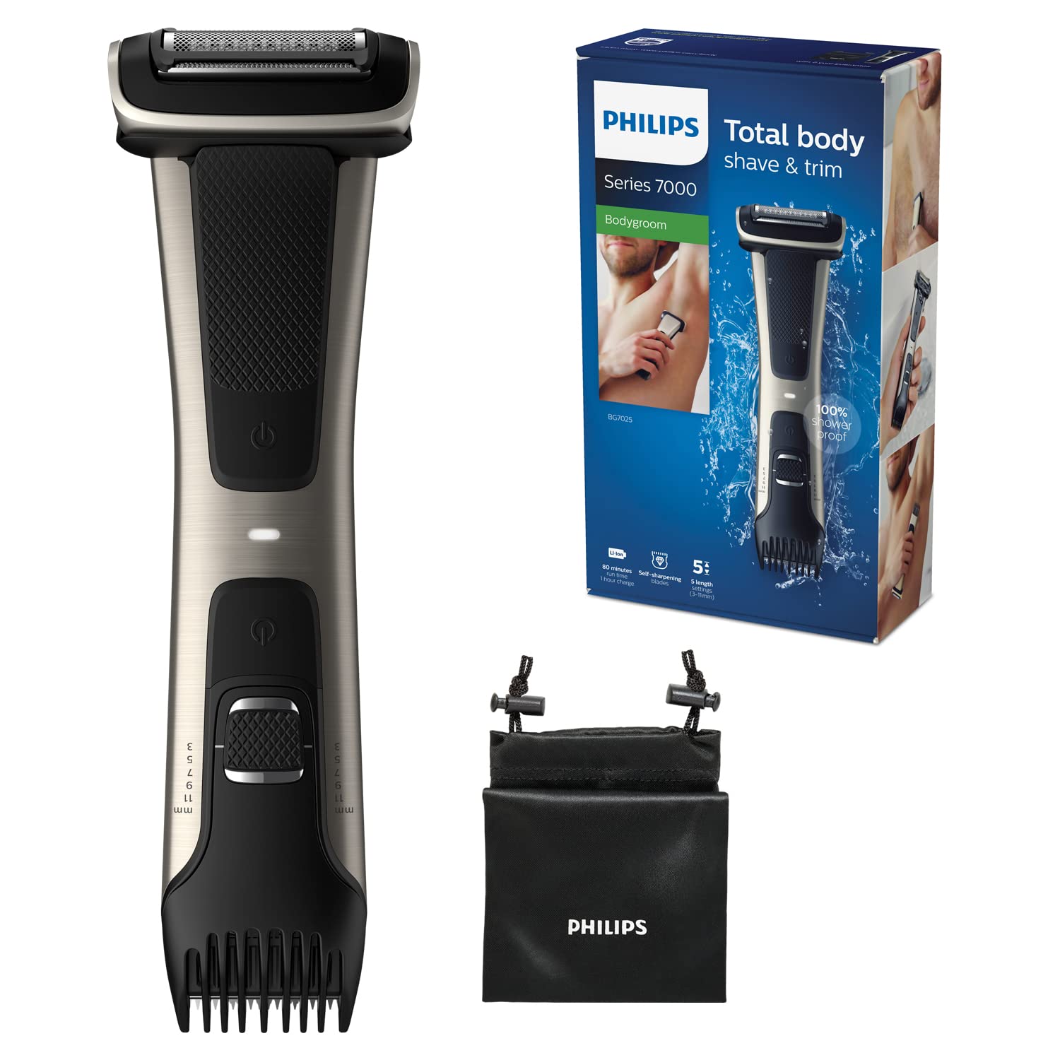 Philips 7000 Series Showerproof Body Groomer Bg7025/15