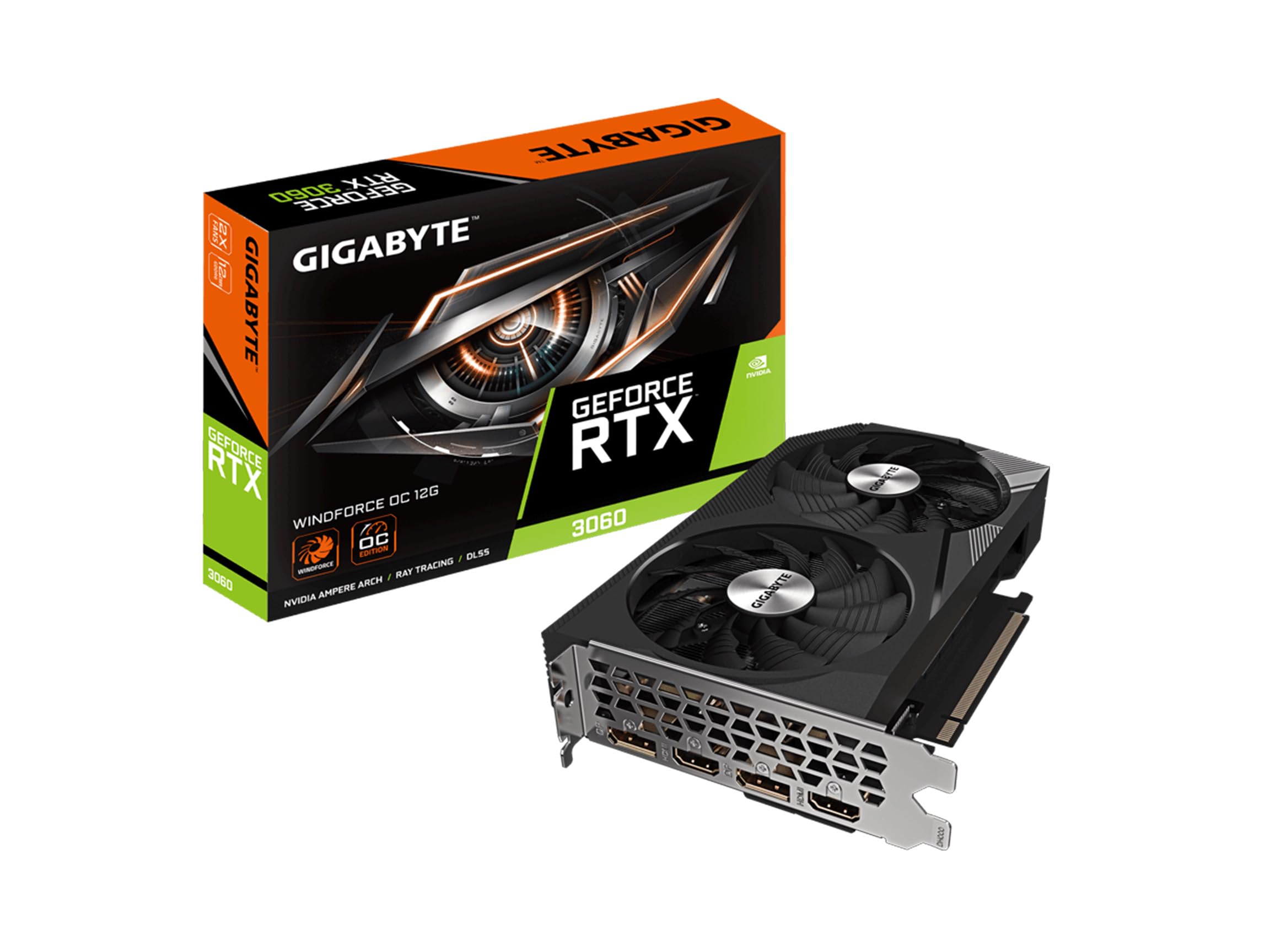 Gigabyte GeForce RTX 3060 WINDFORCE OC 12GB GDDR6 Graphics Card