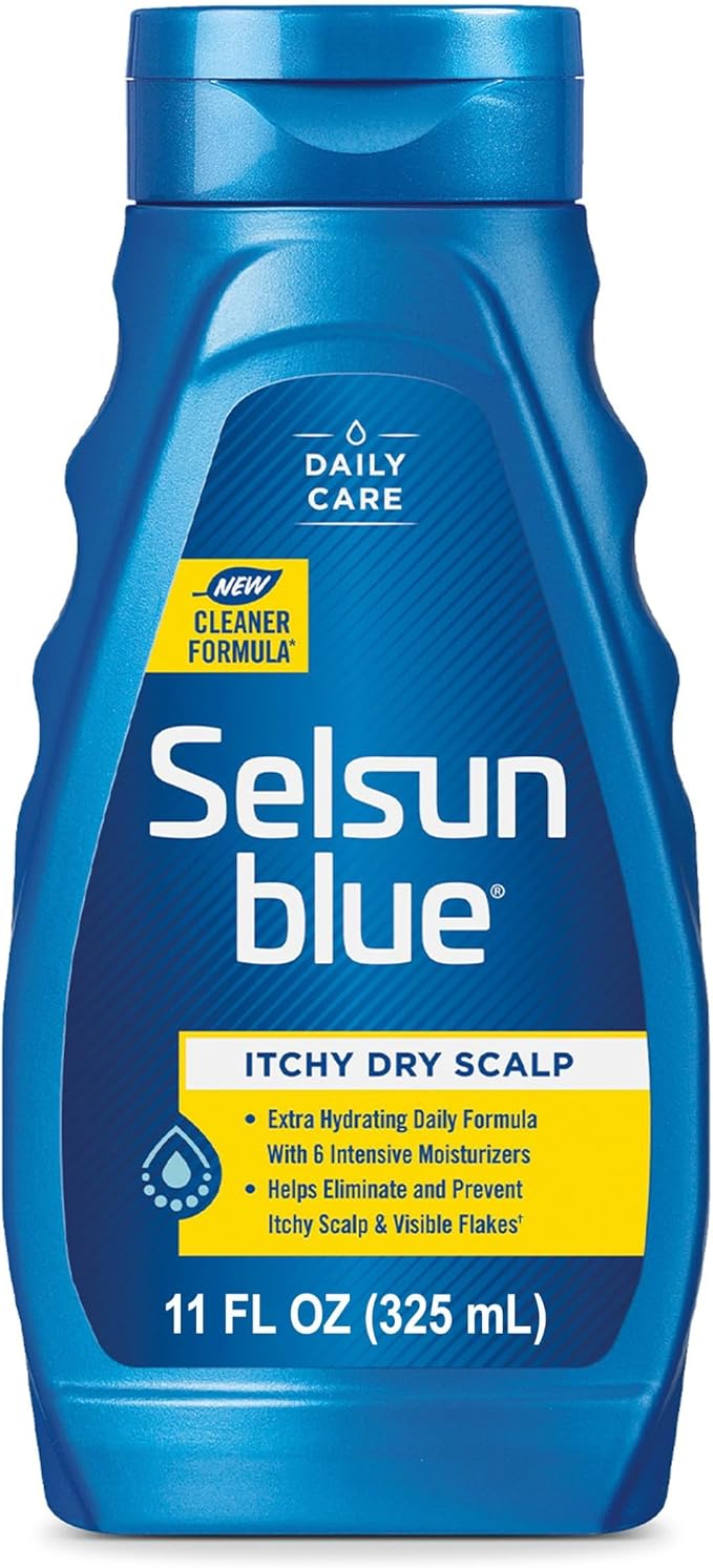 Selsun Blue Antidandruff Shampoo Itchy Dry Scalp 11 fl oz (325 ml)