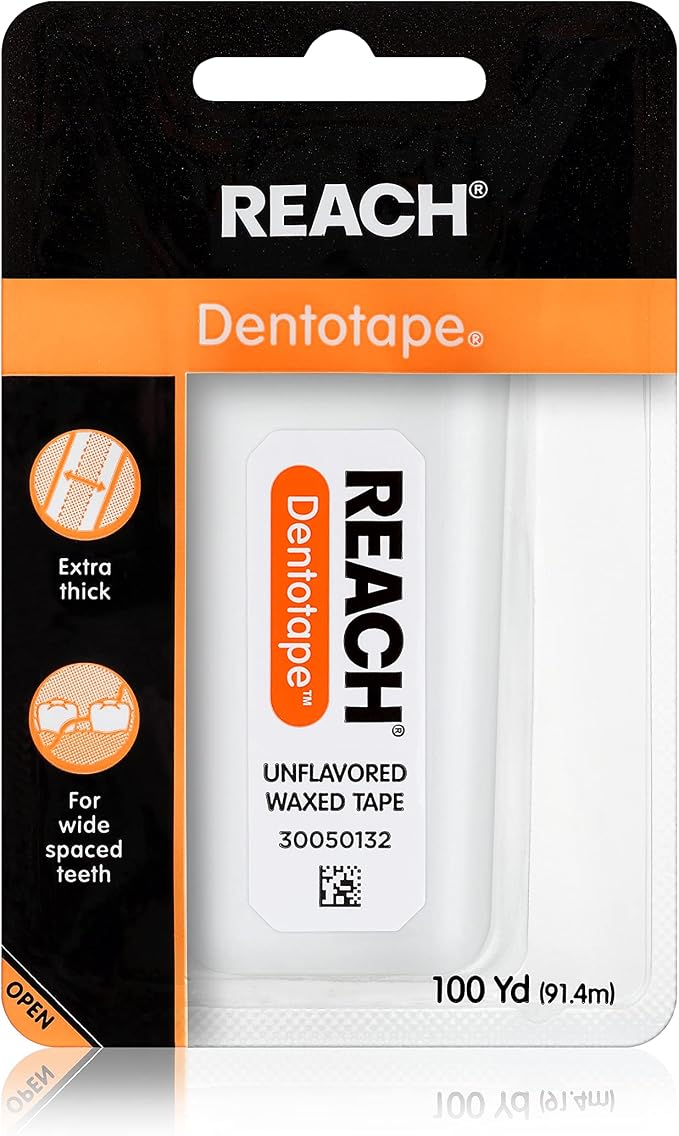 Reach Dentotape Waxed Floss Unflavored