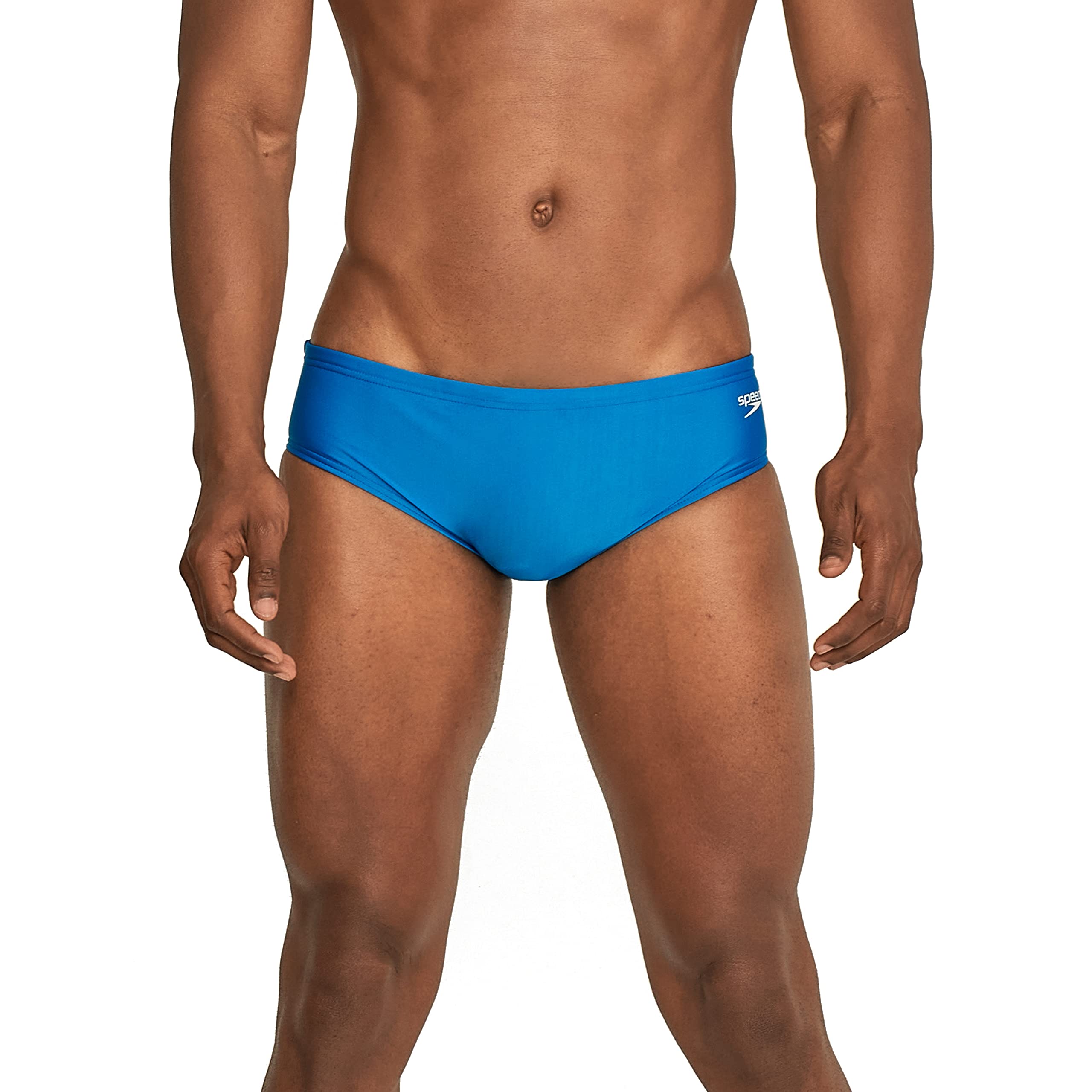 Speedo Men's Eco Pro LT Solid Brief Swimsuit - Blue 38 - Swimoutlet.com