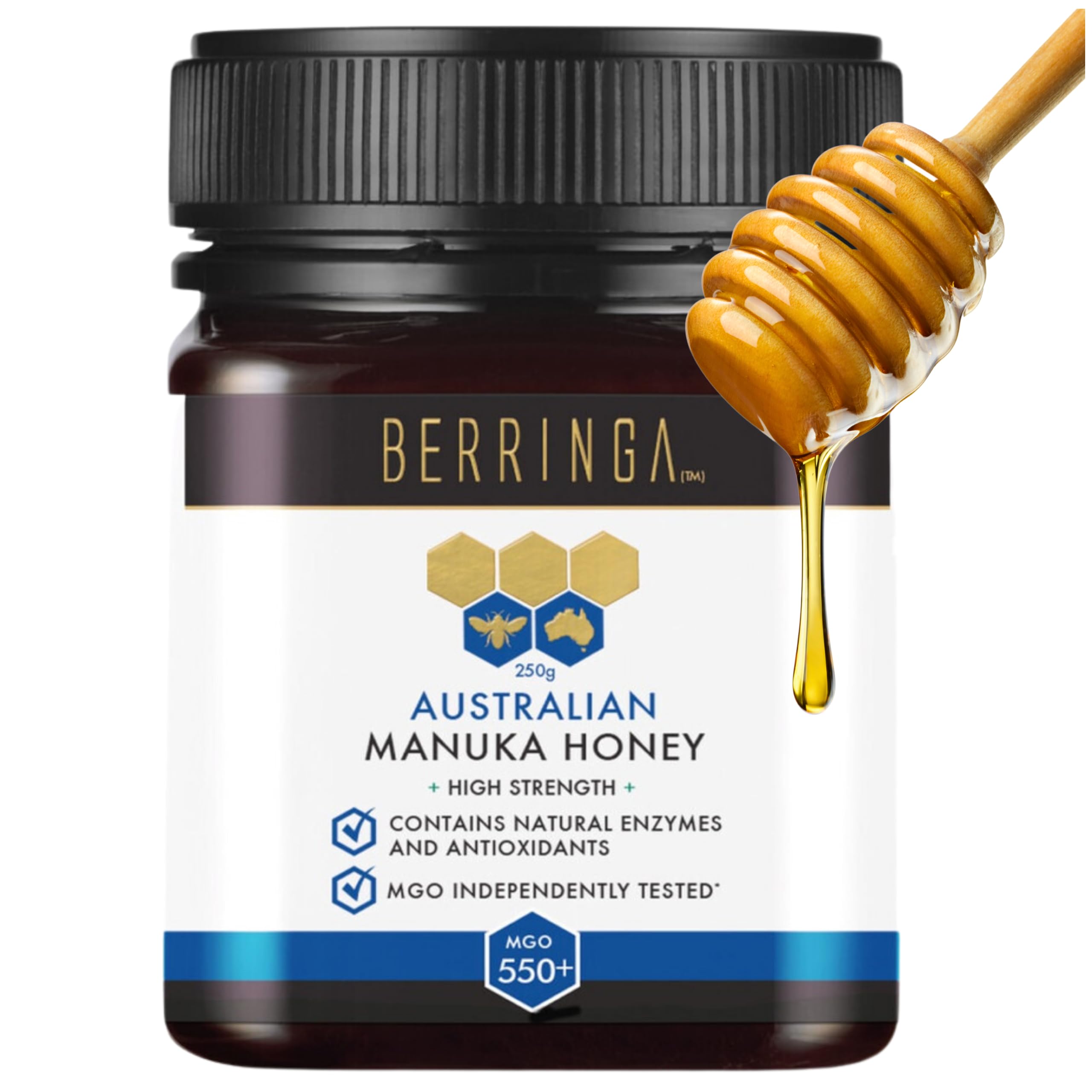 Berringa Australian Manuka Honey High Strength (MGO 550+) 250g