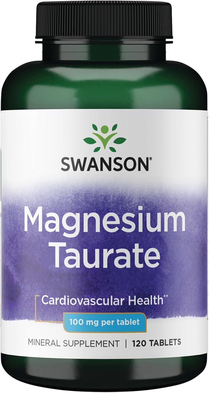 Magnesium (Taurate) 100mg - Swanson - 120 Tablets