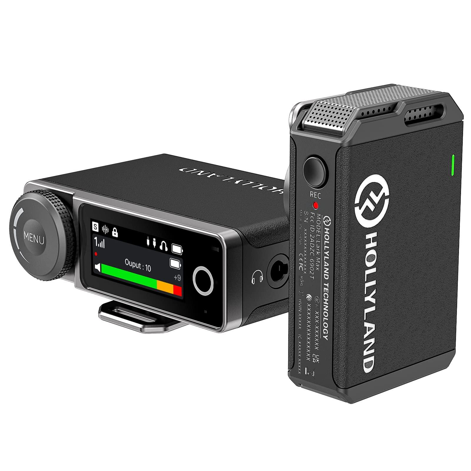 Hollyland Lark Max Solo Wireless Microphone System (2.4 GHz, Black)