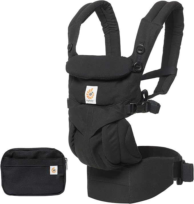 Ergobaby Carrier, 360 All Carry Positions Baby Pure Black