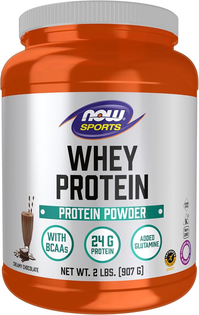 Now Foods Whey Protein - 6lbs Creamy Chocolate