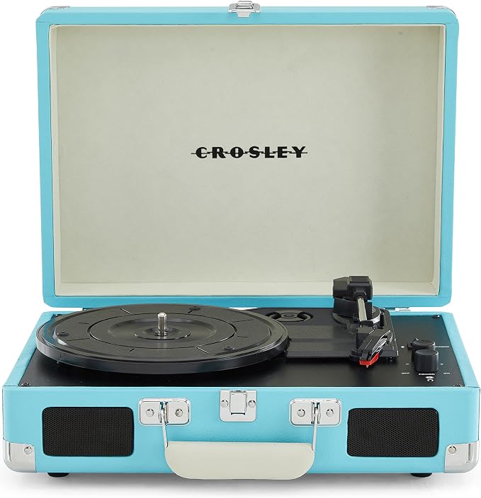 Crosley Cruiser Bluetooth Portable Turntable - Turquoise