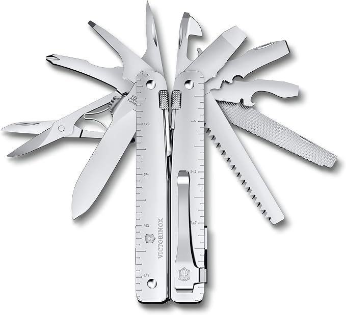 Victorinox SwissTool MXBS with Clip Swiss Army Knife - Silver