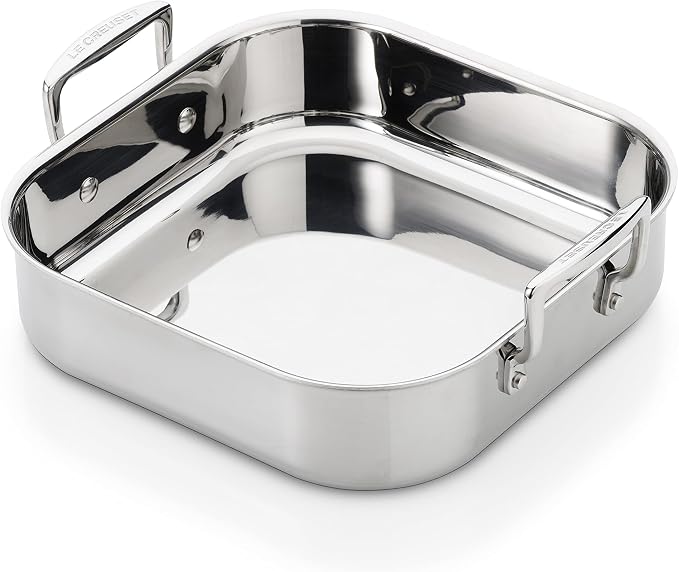 Le Creuset 3-Ply Stainless Steel Square Roaster 26cm