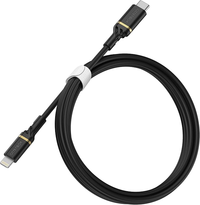 OtterBox Lightning to USB-C Fast Charge Cable 1m - Black Shimmer