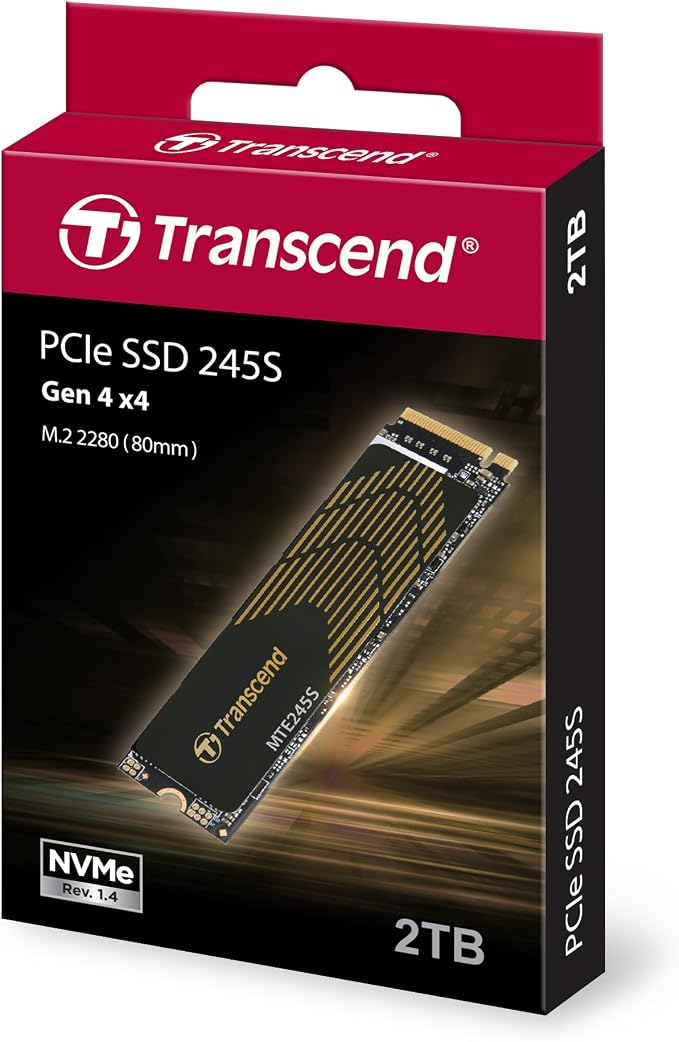 Transcend 2TB M.2 2280 PCIe Gen4x4 NVMe 3D SSD