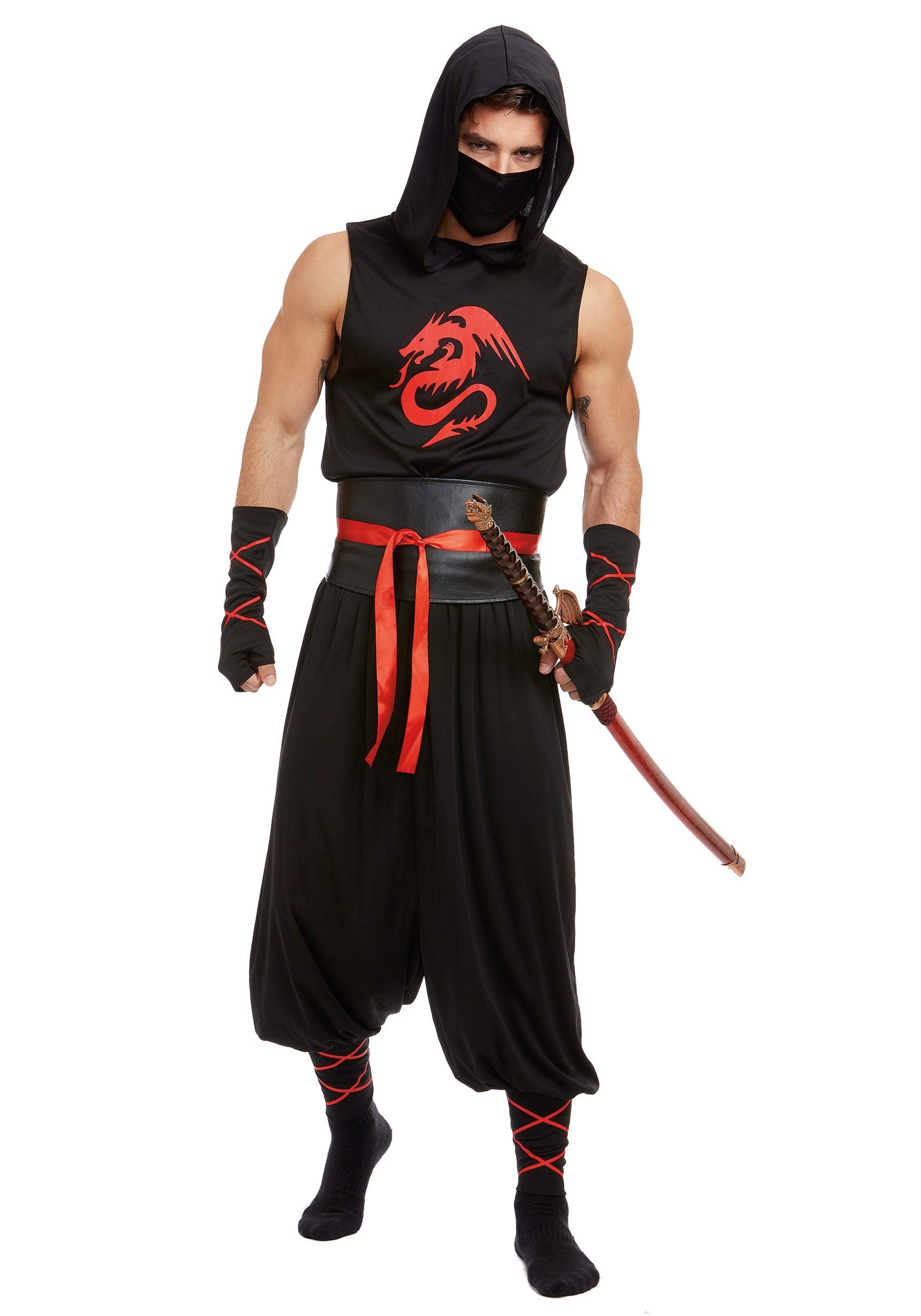 Masked Ninja Mens Costume