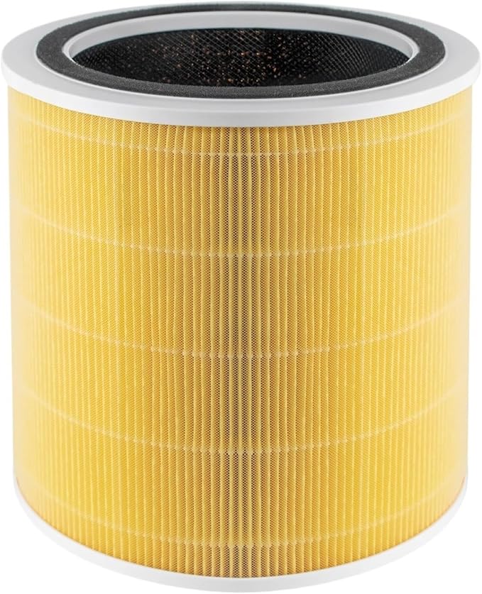 Replacement Filter Compatible with Levoit Air Purifier Core 400/400S Part Core 400S RF H13 HEPA Filtration 5 Layers 3 in 1 Filter 400S(Yellow)