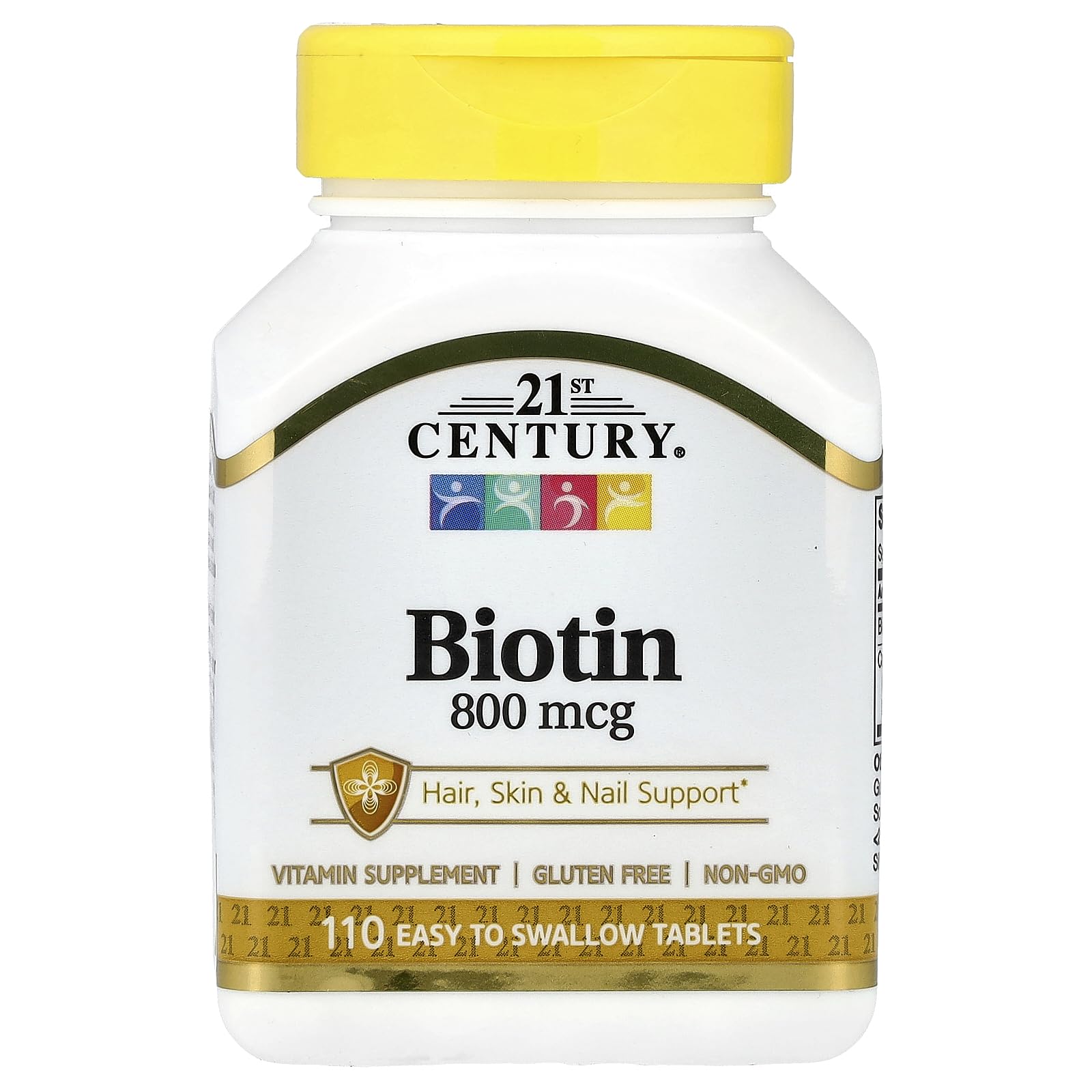 21st Century Biotin 800 mcg | 110 Tablets