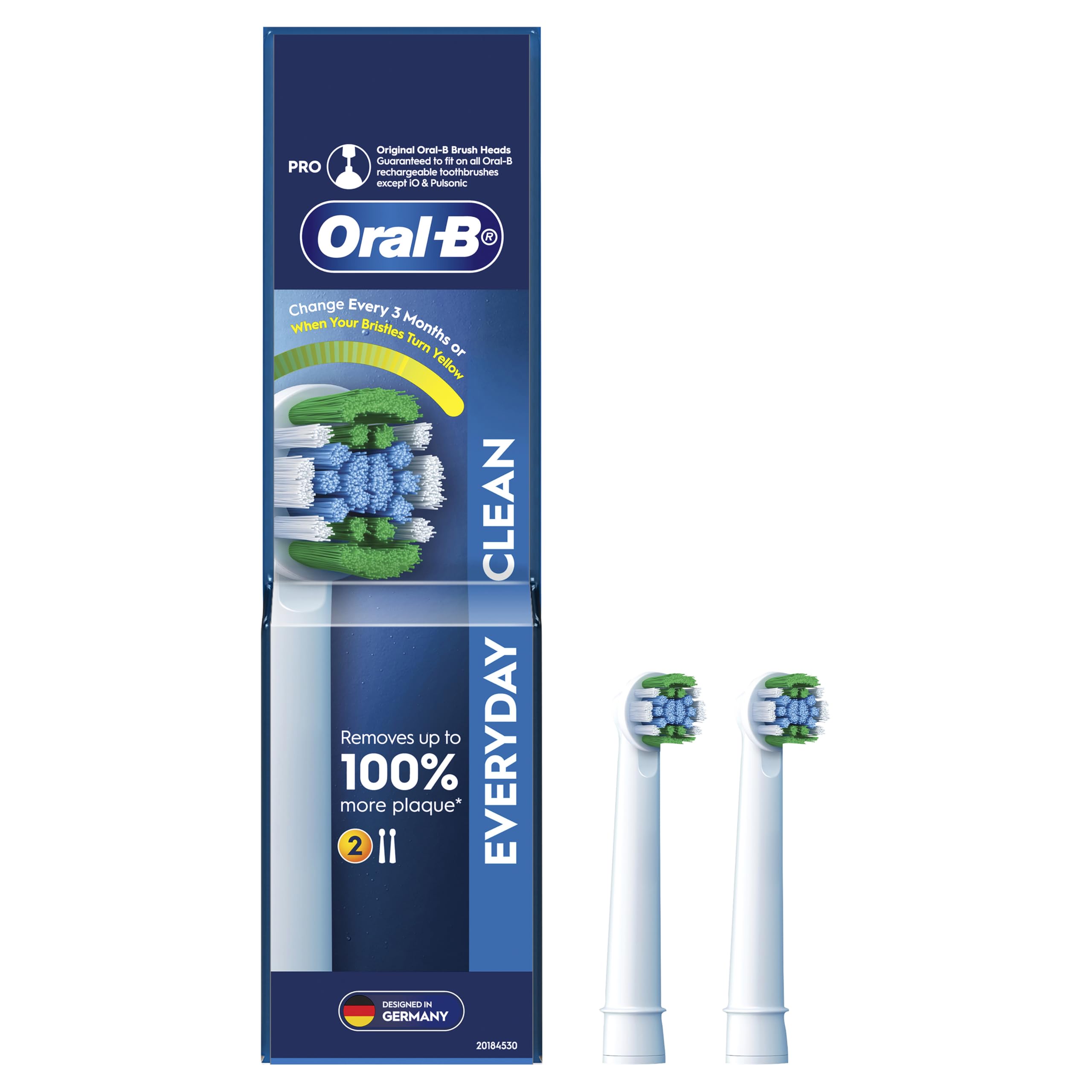 Oral-B Precision Clean Replacement Brush Heads 2 Pack