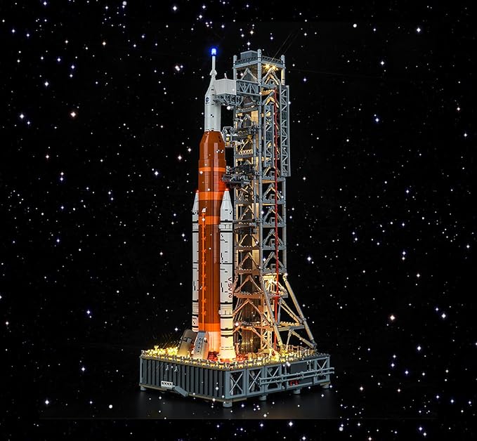 Brick Shine - Light Kit for LEGO NASA Artemis Space Launch System 10341 - Classic