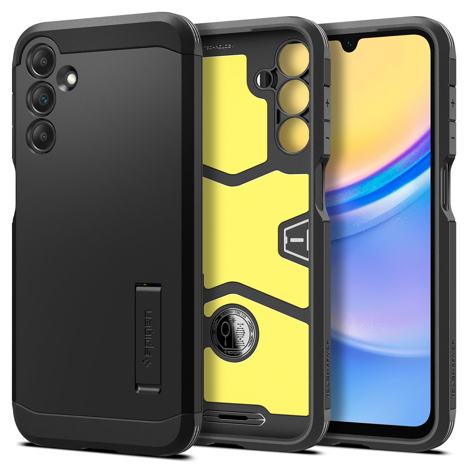 SPIGEN Tough Armor for Galaxy A36 5G Case [Colour:Black]