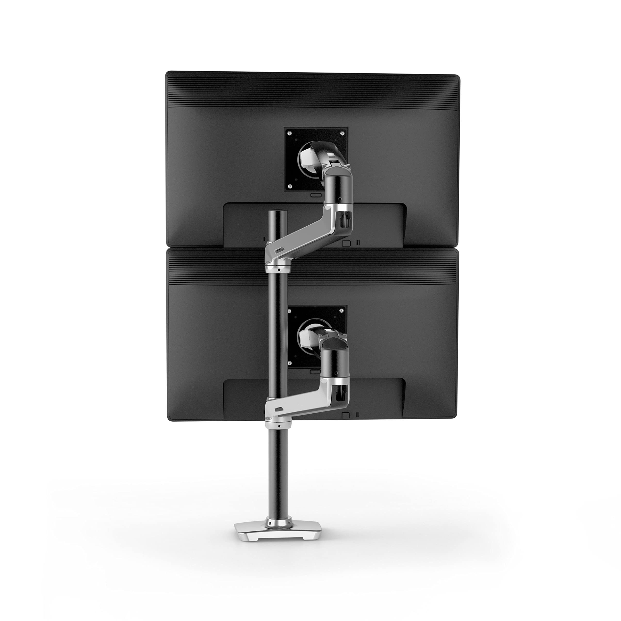 Ergotron 45-509-224 LX Dual Stacking Arm Tall Pole Matte Black