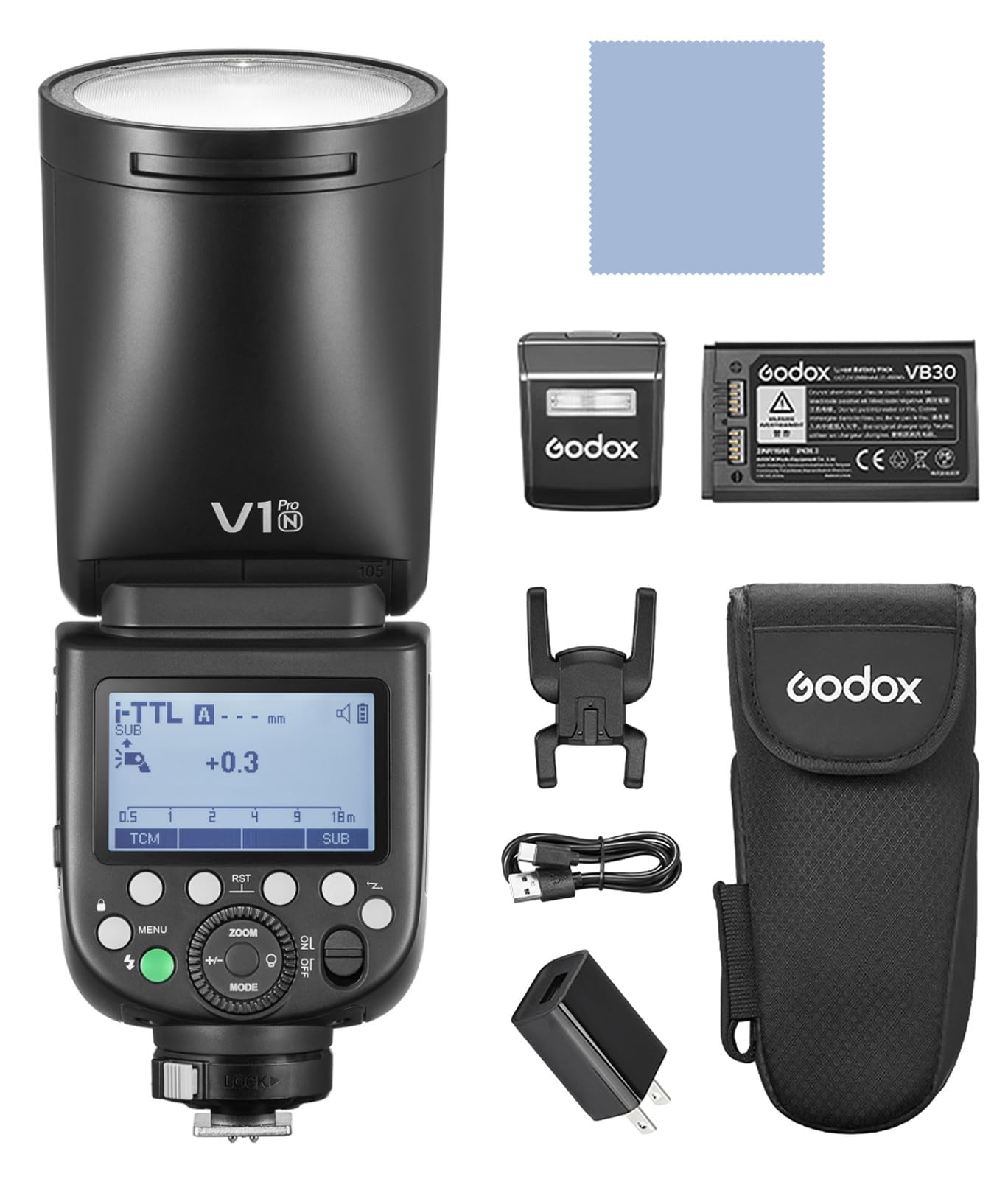 Godox V1 Pro Canon Round Head TTL Speedlite Flash