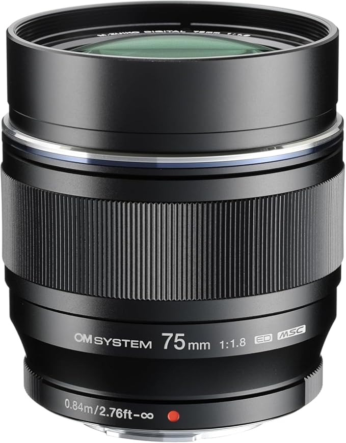 Olympus M.Zuiko Digital Ed 75mm F1.8 (Black) Lens