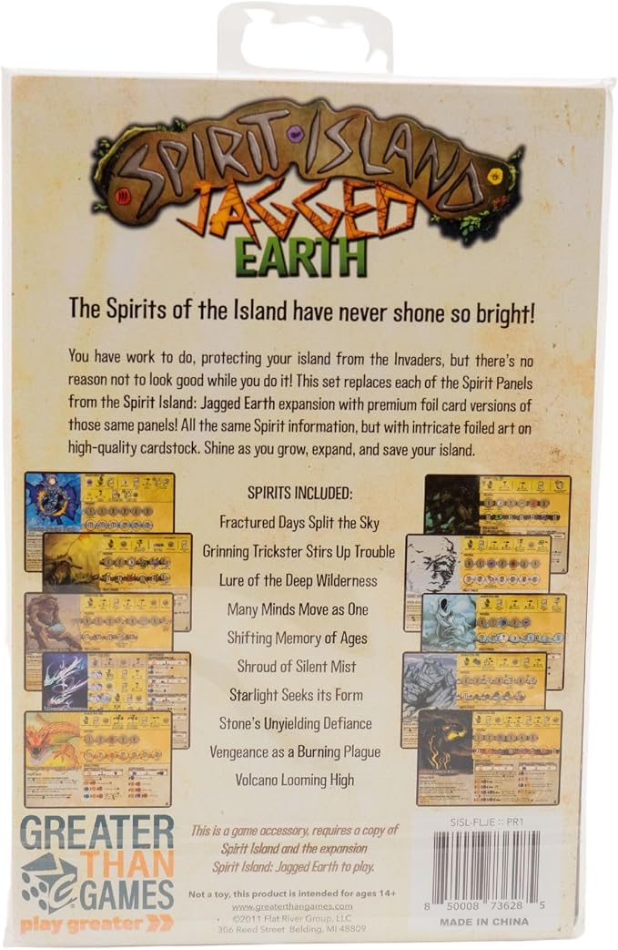 Jagged Earth - Foil Panels: Spirit Island