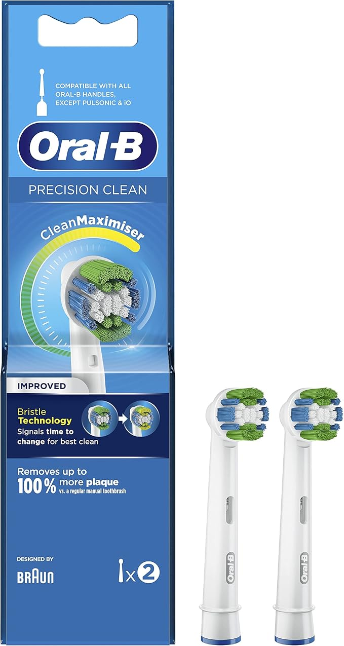 Replacement Brush Heads Compatible with Oral B Toothbrush Precision Clean 16 Pcs