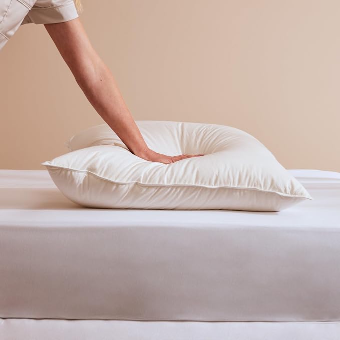Hungarian Goose Down & Feather Pillow - European Size