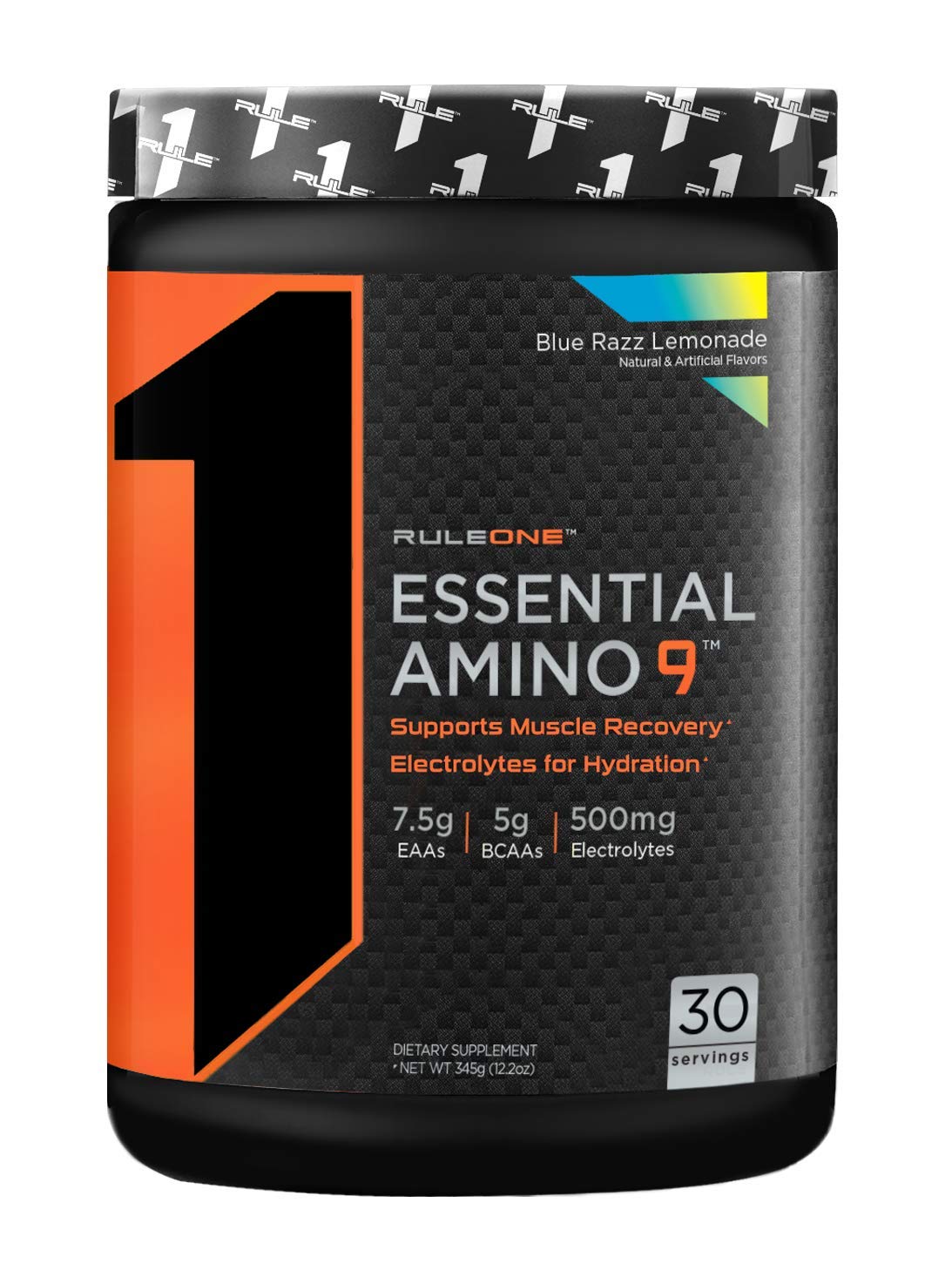 Rule 1 R1 Essential Amino 9 - 30 Serves - Blue Razz Lemonade