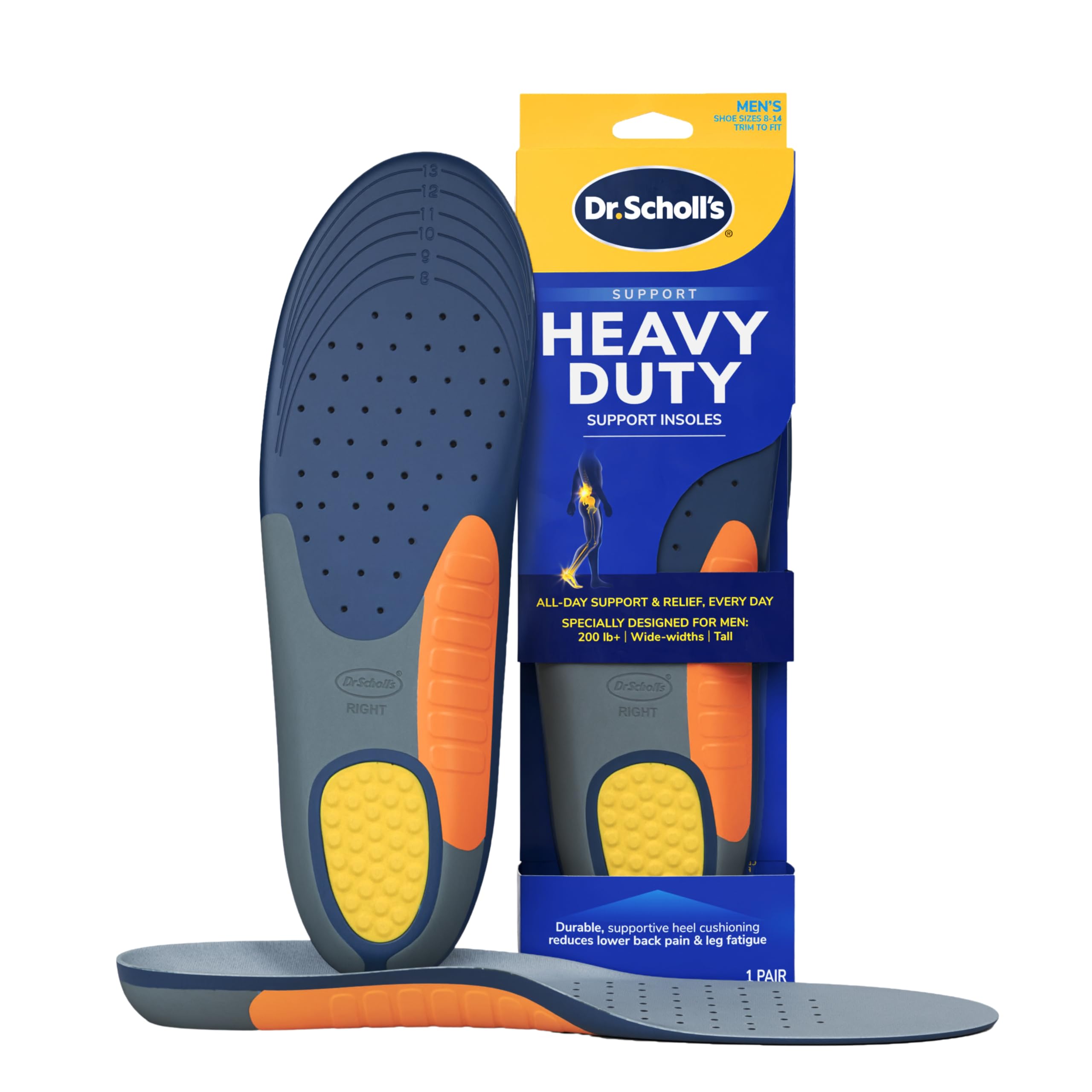 Dr. Scholl's Heavy Duty Support Pain Relief Orthotics // Designed For