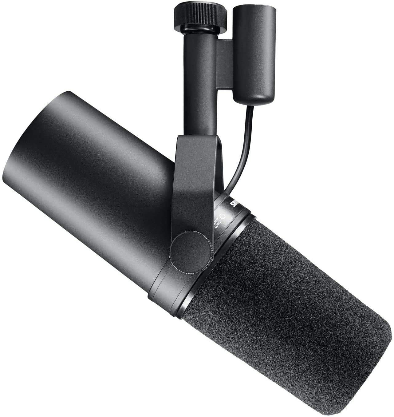 Shure SM7B Vocal Dynamic Microphone For Broadcast, Podcast & Recording, XLR Studio Mic For Music & Speech, Wide-Range Frequency, Warm & S