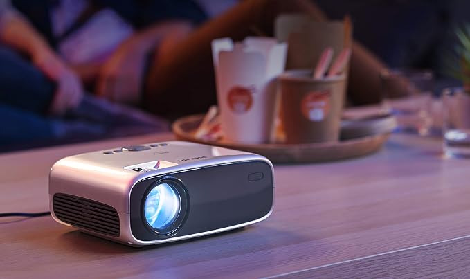Philips Accessible & Easy to Use 480p HDMI Portable Video Projector with Built-In Speaker